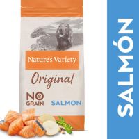 Natures Variety Original No Grain Pienso para Perros Adultos Medianos y grandes Sin cereales con Salmon sin espinas 12kg