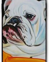 Funda para movil iPhone 7 Plus 8 de bulldog ingles