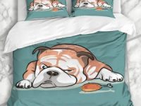Set funda nordica de bulldog ingles para cama