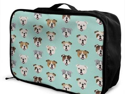 Bolsa bulldogs para viaje travel bag