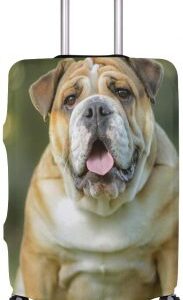 Funda Protectora Bulldog ingles para Maleta de Viaje 18-32 Pulgadas